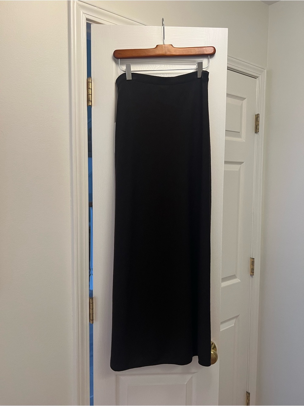Eileen Fisher Brown Maxi Skirt with Fluid Silhouette
